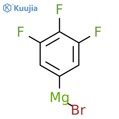 Magnesium,bromo(3,4,5-trifluorophenyl)- structure