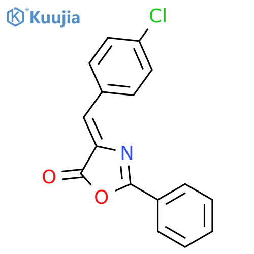 4-(4-Chlorobenzylidene)-2-phenyl-1,3-oxazol-5(4H)-one structure