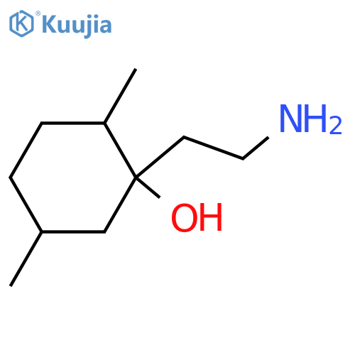 Cyclohexanol, 1-(2-aminoethyl)-2,5-dimethyl- structure