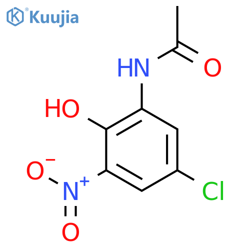 N-(5-Chloro-2-hydroxy-3-nitrophenyl)acetamide structure