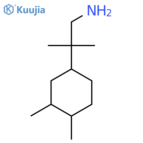 2-(3,4-dimethylcyclohexyl)-2-methylpropan-1-amine structure