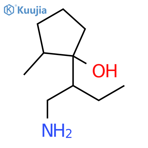 Cyclopentanol, 1-[1-(aminomethyl)propyl]-2-methyl- structure