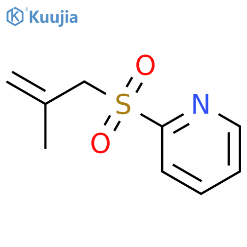 Pyridine,2-[(2-methyl-2-propen-1-yl)sulfonyl]- structure