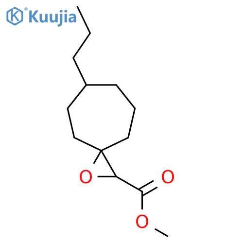 Methyl 6-propyl-1-oxaspiro[2.6]nonane-2-carboxylate structure