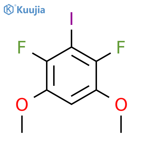 2,4-Difluoro-3-iodo-1,5-dimethoxybenzene structure
