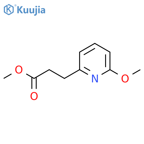 Methyl 3-(6-methoxypyridin-2-yl)propanoate structure