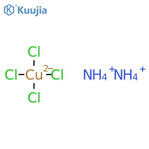 Ammonium cupric chloride dihydrate structure