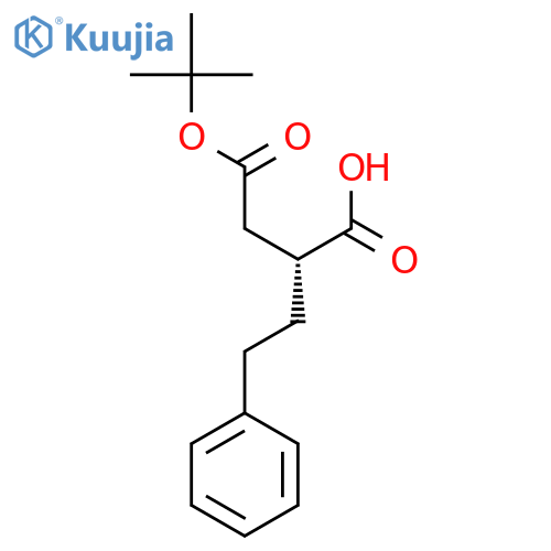 (R)-4-(tert-Butoxy)-4-oxo-2-phenethylbutanoic acid structure