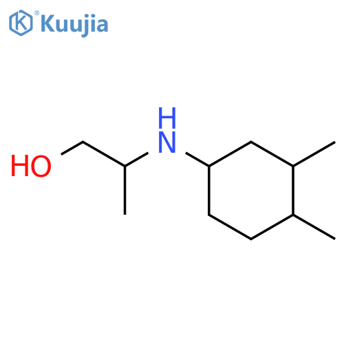 2-(3,4-dimethylcyclohexyl)aminopropan-1-ol structure
