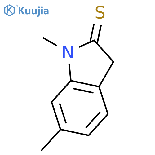 2H-Indole-2-thione,1,3-dihydro-1,6-dimethyl- structure