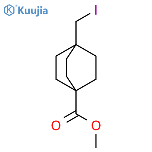 methyl 4-(iodomethyl)bicyclo[2.2.2]octane-1-carboxylate structure