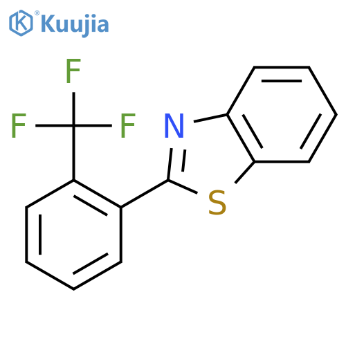Benzothiazole,2-[2-(trifluoromethyl)phenyl]- structure