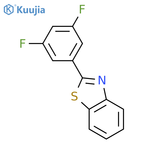 Benzothiazole,2-(3,5-difluorophenyl)- structure