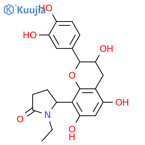 3,3',4',5,7-Pentahydroxy-8-(5-oxo-2-pyrrolidinyl)flavan; (2R,2''S,3R)-form, N-Et structure