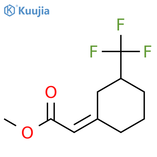methyl 2-(1Z)-3-(trifluoromethyl)cyclohexylideneacetate structure