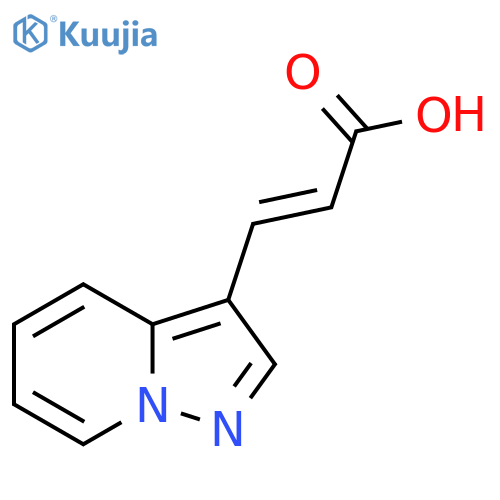 3-{pyrazolo1,5-apyridin-3-yl}prop-2-enoic acid structure