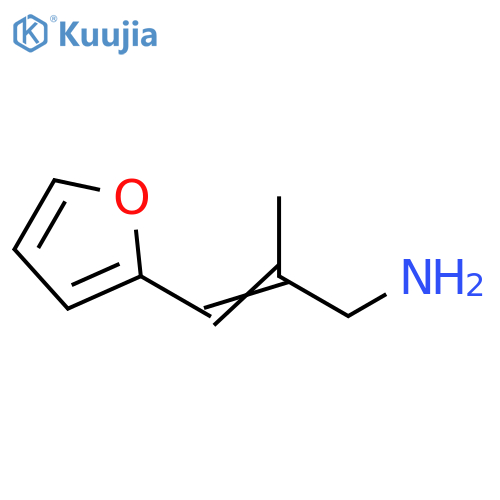 3-(furan-2-yl)-2-methylprop-2-en-1-amine structure