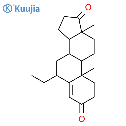 Androst-4-ene-3,17-dione,6-ethyl-, (6a)- structure