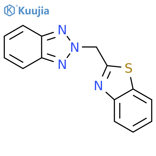 2-(1,3-Benzothiazol-2-ylmethyl)-2H-1,2,3-benzotriazole structure