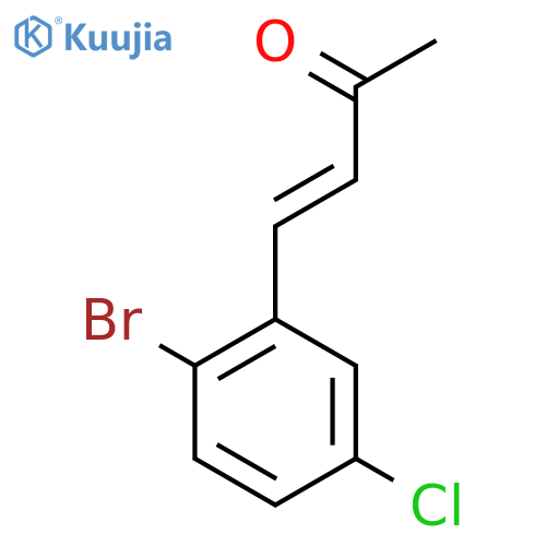 4-(2-bromo-5-chlorophenyl)but-3-en-2-one structure