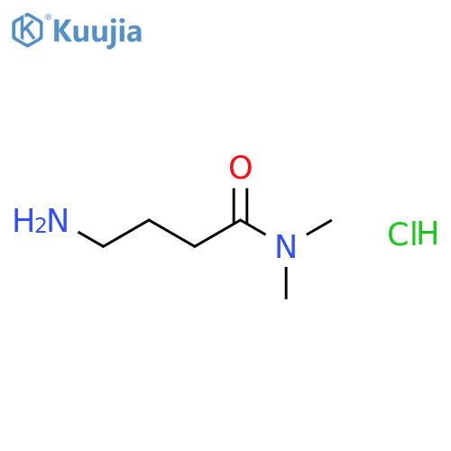 4-amino-N,N-dimethylbutanamide hydrochloride structure