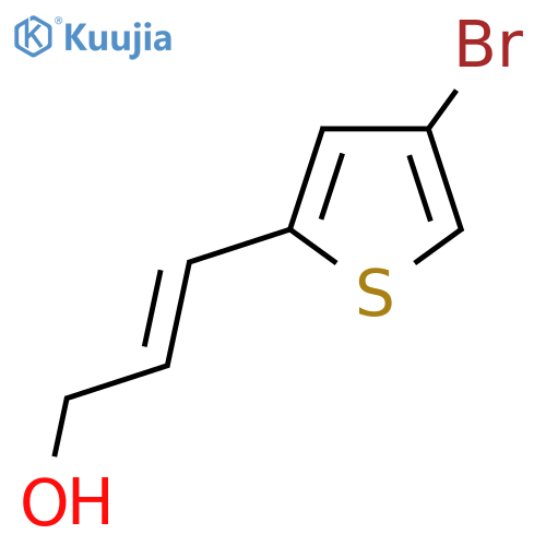 3-(4-bromothiophen-2-yl)prop-2-en-1-ol structure