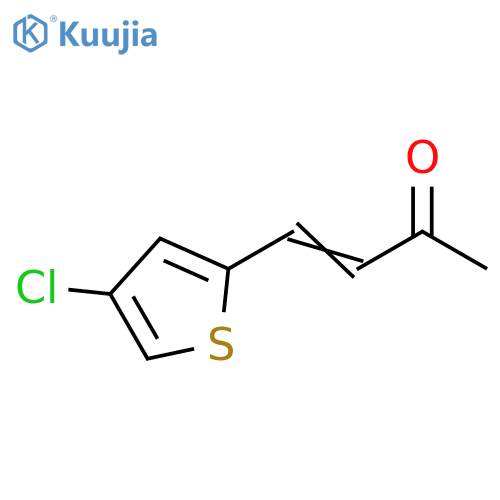 4-(4-chlorothiophen-2-yl)but-3-en-2-one structure