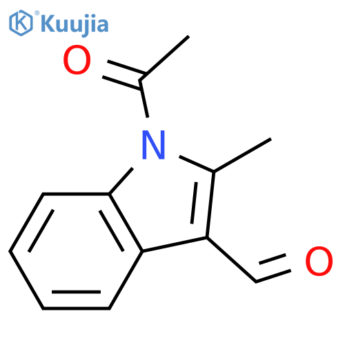 1-Acetyl-2-methyl-1h-indole-3-carbaldehyde structure