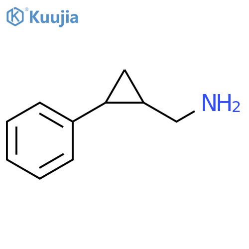 (2-PHENYLCYCLOPROPYL)METHANAMINE structure