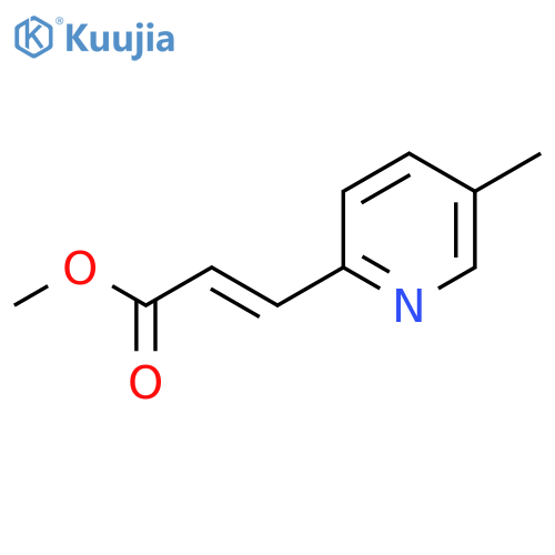 methyl (2E)-3-(5-methylpyridin-2-yl)prop-2-enoate structure