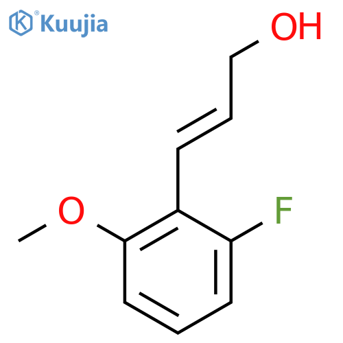 3-(2-fluoro-6-methoxyphenyl)prop-2-en-1-ol structure