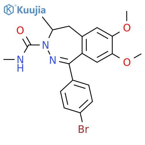 (R)-1-(4-Bromophenyl)-7,8-dimethoxy-N,4-dimethyl-4,5-dihydro-3H-benzo[d][1,2]diazepine-3-carboxamide structure