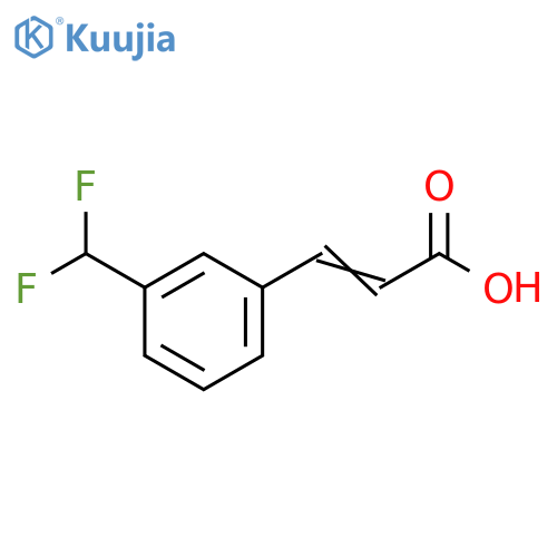 3-(Difluoromethyl)cinnamic Acid structure