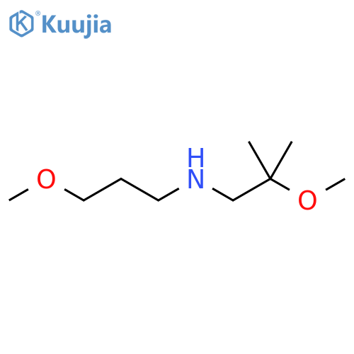1-Propanamine, 2-methoxy-N-(3-methoxypropyl)-2-methyl- structure