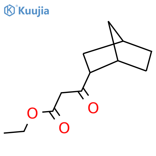 ethyl 3-{bicyclo2.2.1heptan-2-yl}-3-oxopropanoate structure
