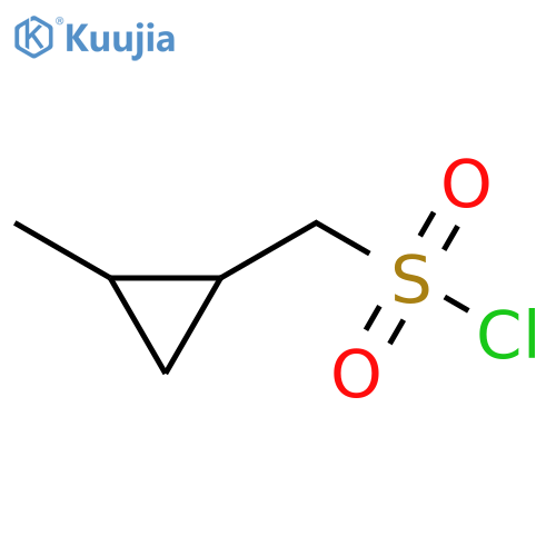 (2-methylcyclopropyl)methanesulfonyl chloride structure