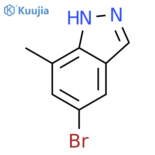 5-Bromo-7-methyl-1H-indazole structure