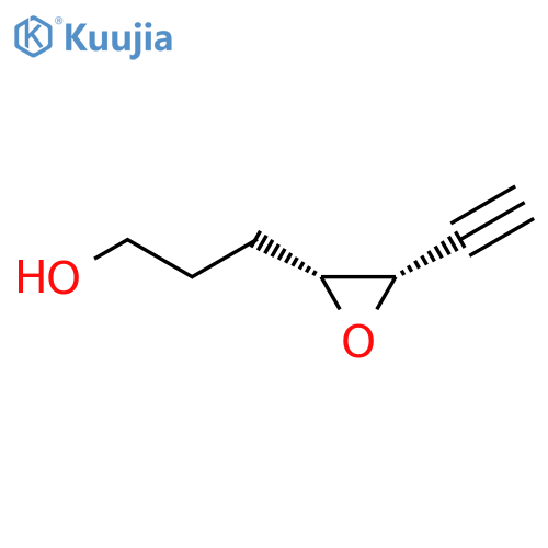 Oxiranepropanol,3-ethynyl-, cis- (9CI) structure