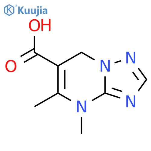 4,5-dimethyl-4H,7H-1,2,4triazolo1,5-apyrimidine-6-carboxylic Acid structure