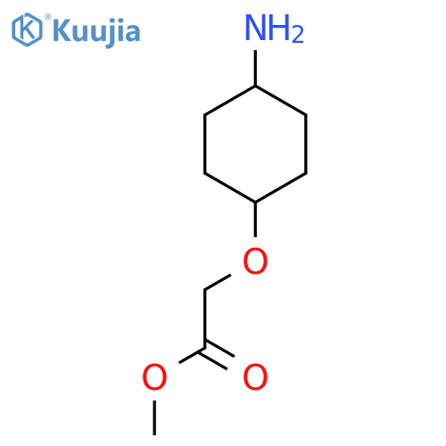 methyl 2-(4-aminocyclohexyl)oxyacetate structure