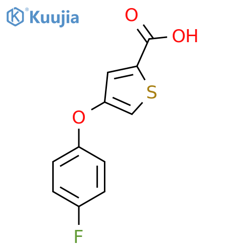 4-(4-Fluorophenoxy)thiophene-2-carboxylic acid structure