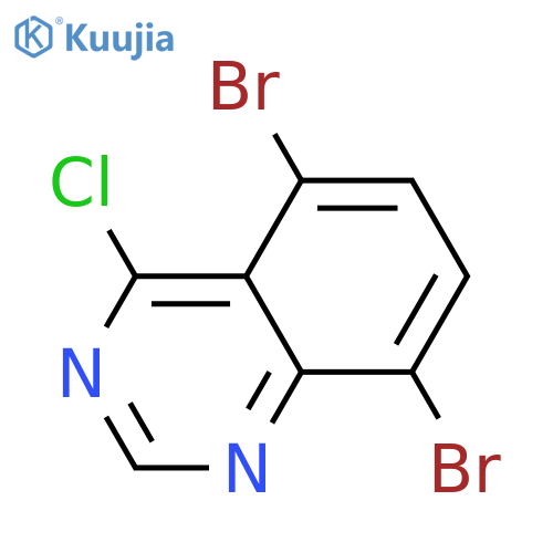 5,8-Dibromo-4-chloroquinazoline structure