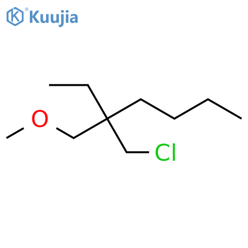 Heptane, 3-(chloromethyl)-3-(methoxymethyl)- structure