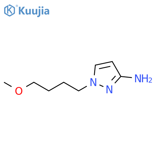 1-(4-methoxybutyl)-1H-pyrazol-3-amine structure