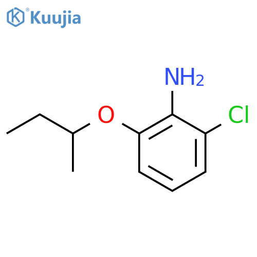 2-(Butan-2-yloxy)-6-chloroaniline structure