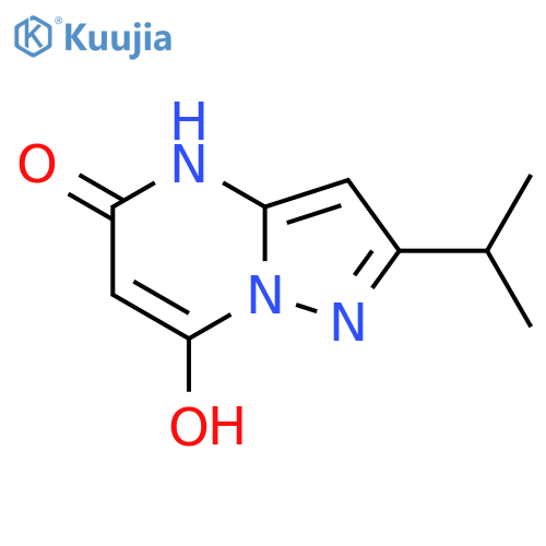 7-Hydroxy-2-isopropylpyrazolo[1,5-a]pyrimidin-5(4H)-one structure