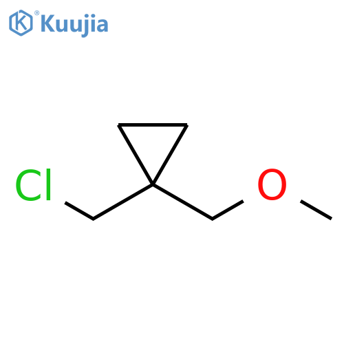 Cyclopropane, 1-(chloromethyl)-1-(methoxymethyl)- structure