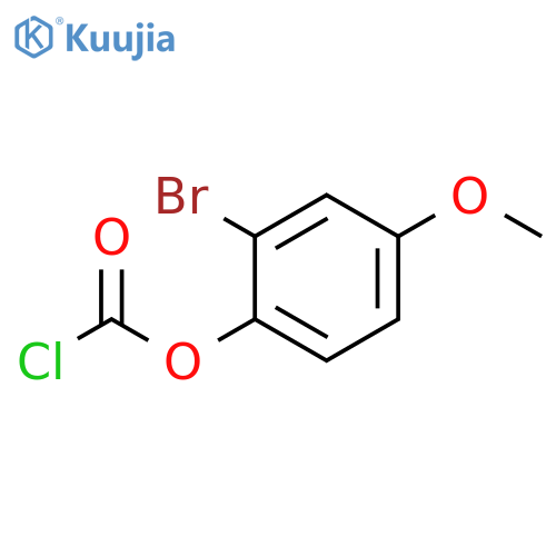 2-bromo-4-methoxyphenyl chloroformate structure