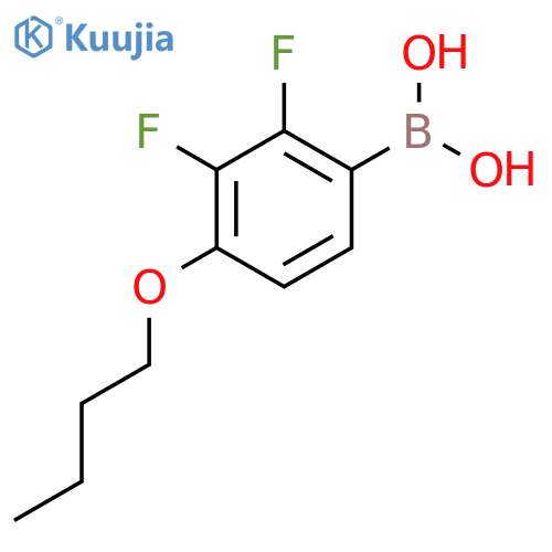 (4-Butoxy-2,3-difluorophenyl)boronic acid structure