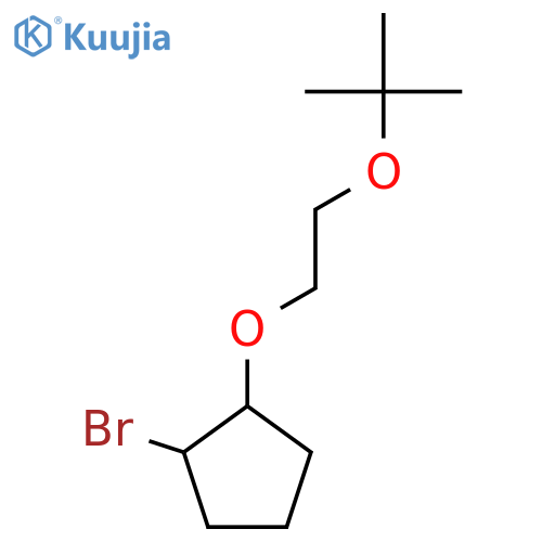 1-bromo-2-2-(tert-butoxy)ethoxycyclopentane structure